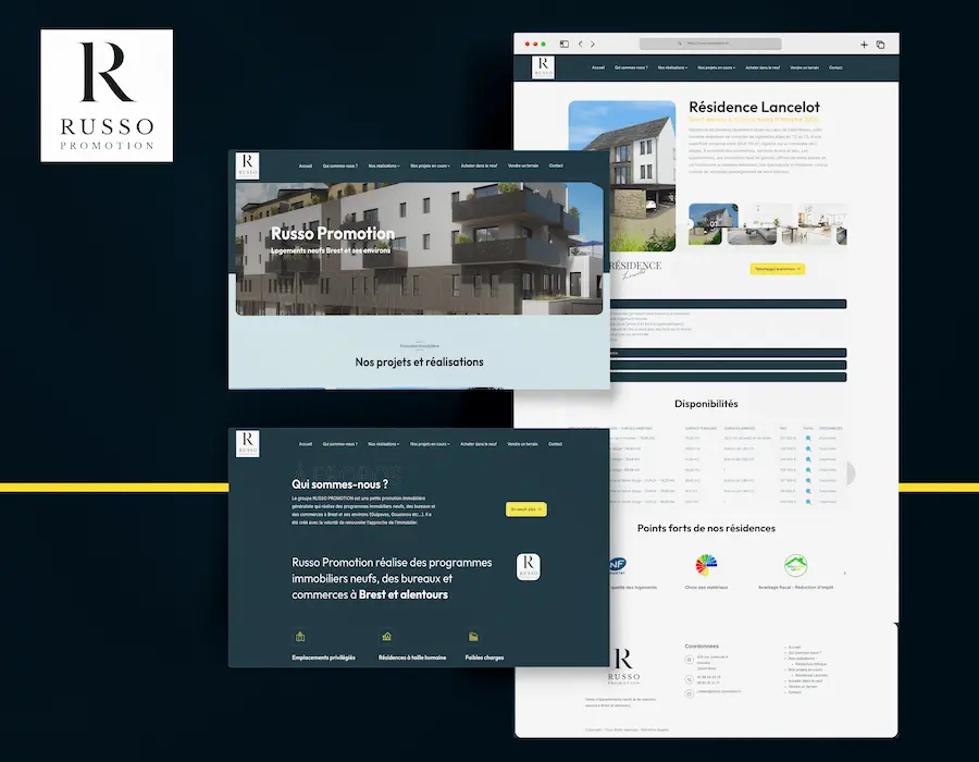Russo Promotion réalisation agence performance webmarketing