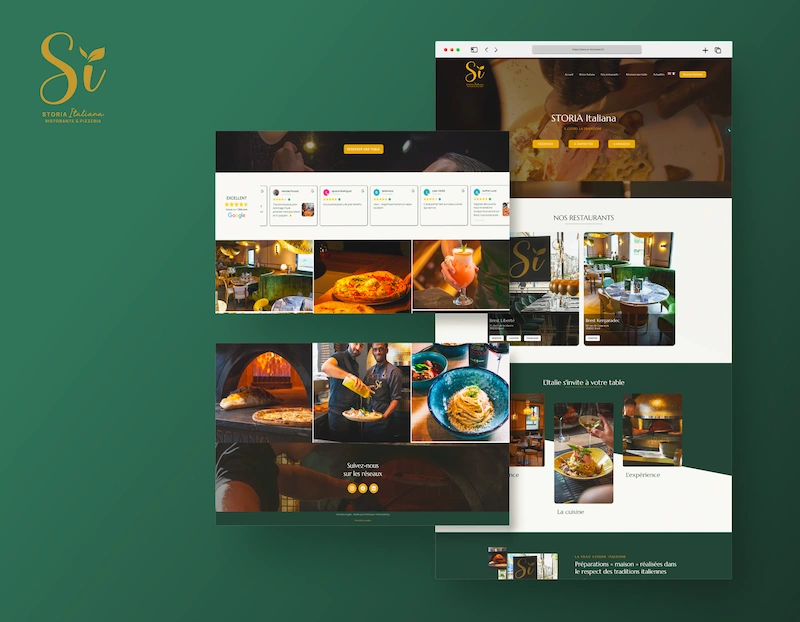 Site internet Si Ristorante