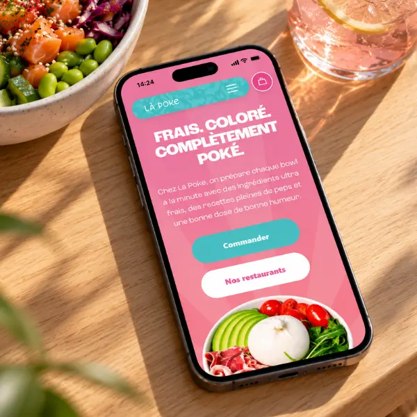 Site internet des restaurants La Poke