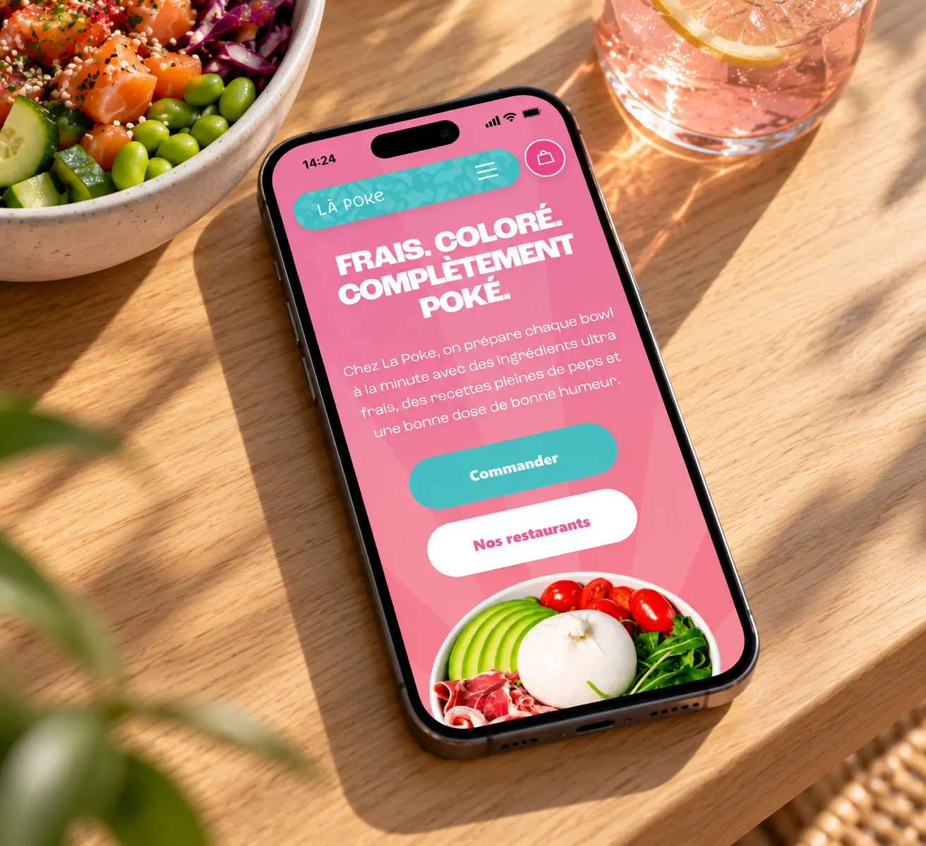 Site internet des restaurants La Poke