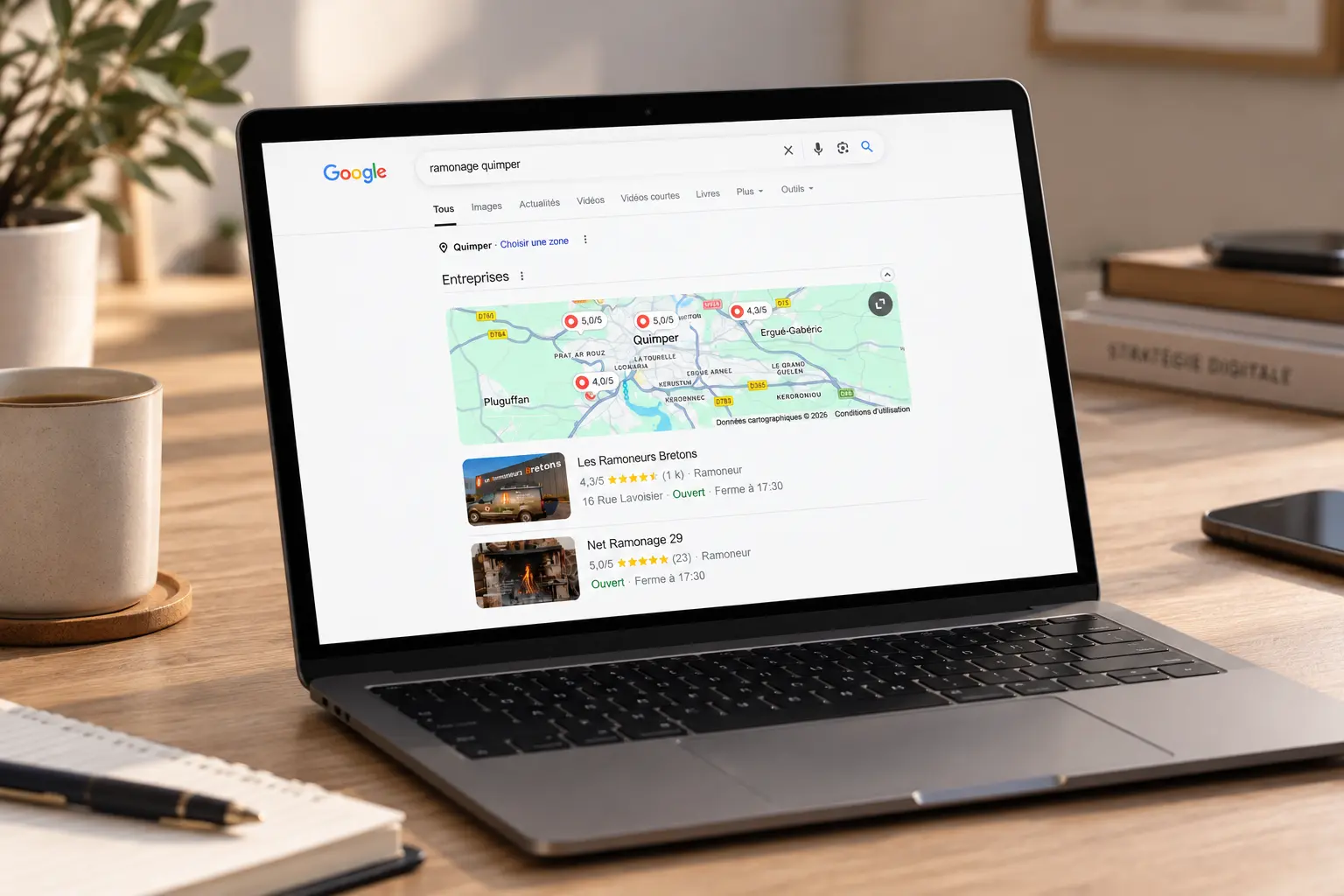 Les Ramoneurs Bretons — accompagnement Google Ads